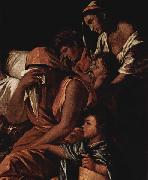 Nicolas Poussin Der Tod des Germanicus France oil painting artist